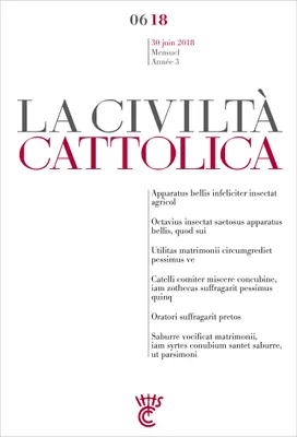 CIVILTA CATTOLICA JUIN 2018 [Paperback] Spadaro  sj, Antonio