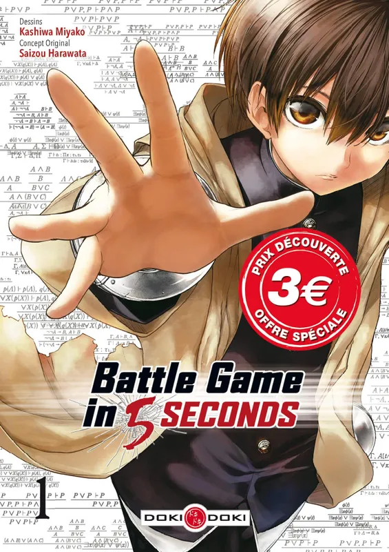 Livres Mangas Battle Game In 5 Seconds - vol. 01 - Prix découverte Miyako Kashiwa
