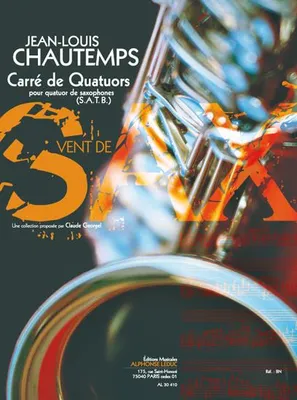 Carré de quatuors, Pour quatuor de saxophones (soprano, alto, ténor et baryton)