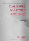 Dialogues d'histoire ancienne, n°35-2/2009