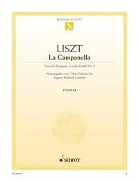 La Campanella, Niccolò Paganini: Great Study No. 3. piano.