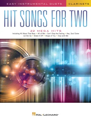 Hit Songs for Two Clarinets, Easy Instrumental Duets