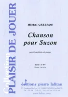Chanson pour Suzon, Pour hautbois et piano