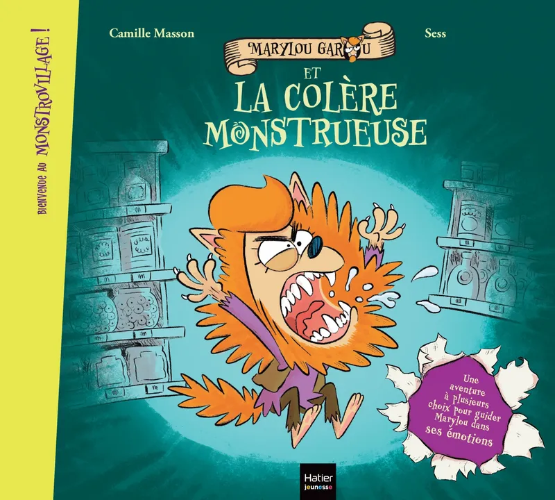 Livres Jeunesse de 3 à 6 ans Albums Bienvenue au Monstrovillage ! - Marylou Garou et la colère monstrueuse Camille Masson