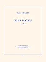 Sept haïku, Pour piano