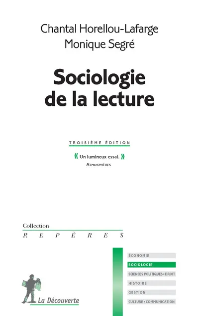 Livres Sciences Humaines et Sociales Sciences sociales Sociologie de la lecture 3e édition Chantal Horellou-Lafarge, Monique Segré