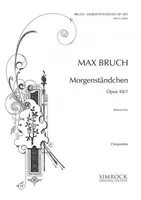 Morgenständchen, op. 48/1. men's choir (TTBB) a cappella. Partition de chœur.