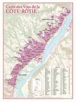 Carte des Vins de la Côte-Rôtie