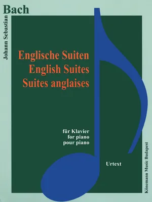 Partition - Bach - Suites anglaises - pour piano