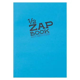1/2 Zap Book carnet collé 80F A5 80g - Assortiment mixte