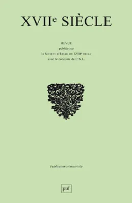 XVIIe siècle 2004 - n° 223, XVIIe siècle et modernité