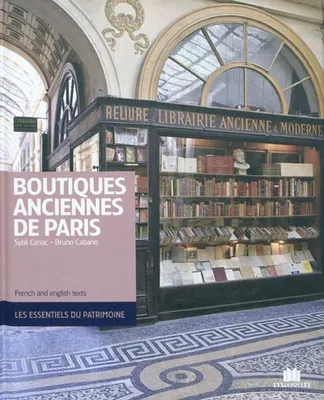 Boutiques anciennes de Paris, Edition bilingue français-anglais