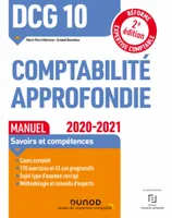10, DCG 10, comptabilité approfondie / manuel, savoirs et compétences : 2020-2021, 2020/2021