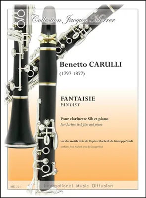 Fantasia pour clarinette si bémol et piano, Sur les motifs tirés de l'opéra macbeth de giuseppe verdi