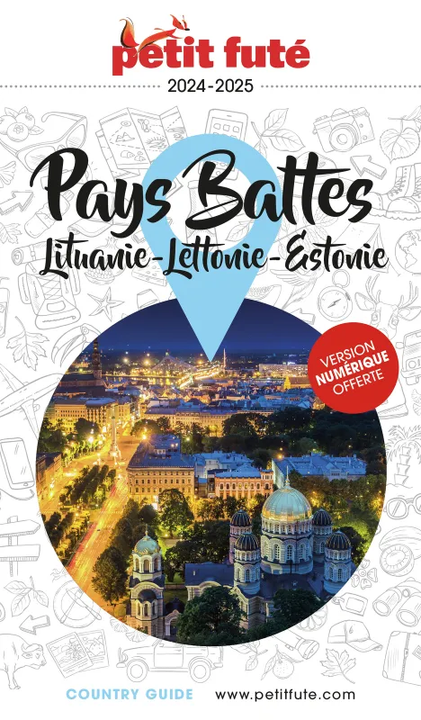 Livres Loisirs Voyage Guide de voyage Guide Pays Baltes 2024 Petit Futé, Lituanie- Lettonie-Estonie Auzias d. / labourdette j. & alter
