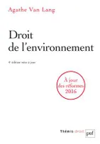 DROIT DE L'ENVIRONNEMENT (4ED)