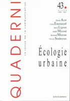 Quaderni, n°43/hiver 2000-2001, Écologie urbaine