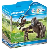 Gorille avec ses petits