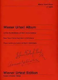 Wiener Urtext Album, Pièces faciles pour piano de Bach à Schönberg. piano.