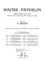 Maitre pathelin n5 romance --- voix et piano