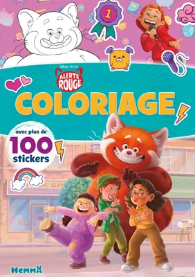 Disney Pixar Alerte Rouge - Coloriage avec plus de 100 stickers