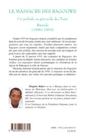 Le massacre des Bagogwe, Un prélude au génocide des Tutsi. Rwanda - (1990-1993)