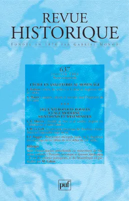 Revue historique 2006 - n° 637