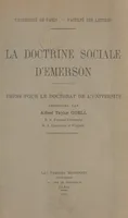La doctrine sociale d'Emerson, Thèse pour le Doctorat de l'Université