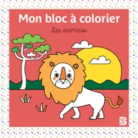 Mini bloc à colorier Au pays du calme: Les animaux