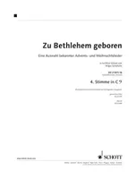 Zu Bethlehem geboren, Eine Auswahl bekannter Advents- und Weihnachtslieder in Sätzen von Hilger Schallehn. various options for instrumentation.