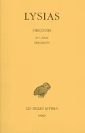 Discours / Lysias., 2, [Livres] XVI-XXXV et fragments, Discours. Tome II : XVI-XXXV - Fragments, Tome II: XVI-XXXV - Fragments