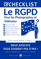 Checklist, le RGPD pour les photographes et vidéastes