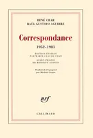 Correspondance, (1952-1983)