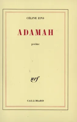 Adamah, poème
