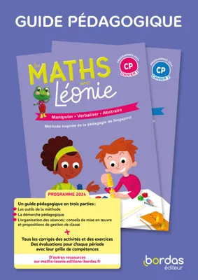 Les maths avec Léonie - CP - 2024 - Guide pédagogique