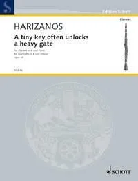 A tiny key often unlocks a heavy gate, op. 64. clarinet (B) and piano.