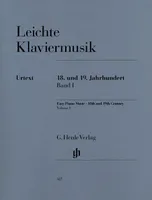 Musique facile pour piano · 18e et 19e s. Volume I