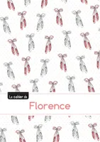 Le cahier de Florence - Petits carreaux, 96p, A5 - Ballerine