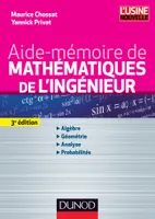 Aide-mémoire de mathématiques de l'ingénieur - 3ème édition