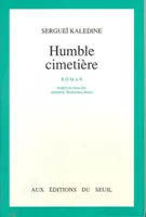 Humble Cimetière, roman
