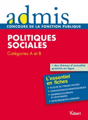 Politiques sociales / catégories A et B : l'essentiel en fiches, catégories A et B