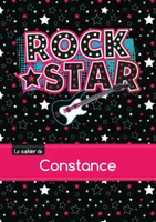 Le cahier de Constance - Petits carreaux, 96p, A5 - Rock Star