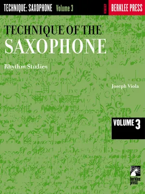 Technique of the Saxophone - Volume 3, Rhythm Studies