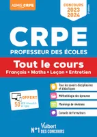 CRPE 2023-2024 - Tout le cours - Ecrit et oral, Concours Professeur des écoles - Français, Maths, Leçon, EPS et Mises en situation professionnelle