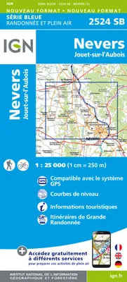 Série bleue [nouveau format], 2524SB, 2524Sb Nevers/Jouet-Sur-L'Aubois
