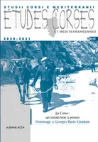Études corses n° 84-85, La Corse : un terrain bon à penser. Hommage à Georges Ravis-Giordani
