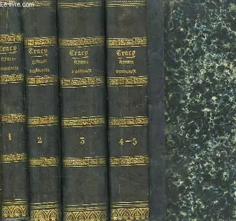 Projet d'éléments d'Idéologie. 5 TOMES en 4 volumes. A l'usage des Ecoles Centrales de la République Française.