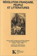 Révolution française, peuple et littératures, actes