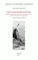Les Contemplations, Reproduction au trait de l'original de 1856, offert à Auguste Vacquerie
