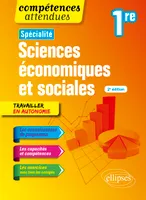 Spécialité Sciences économiques et sociales, Première